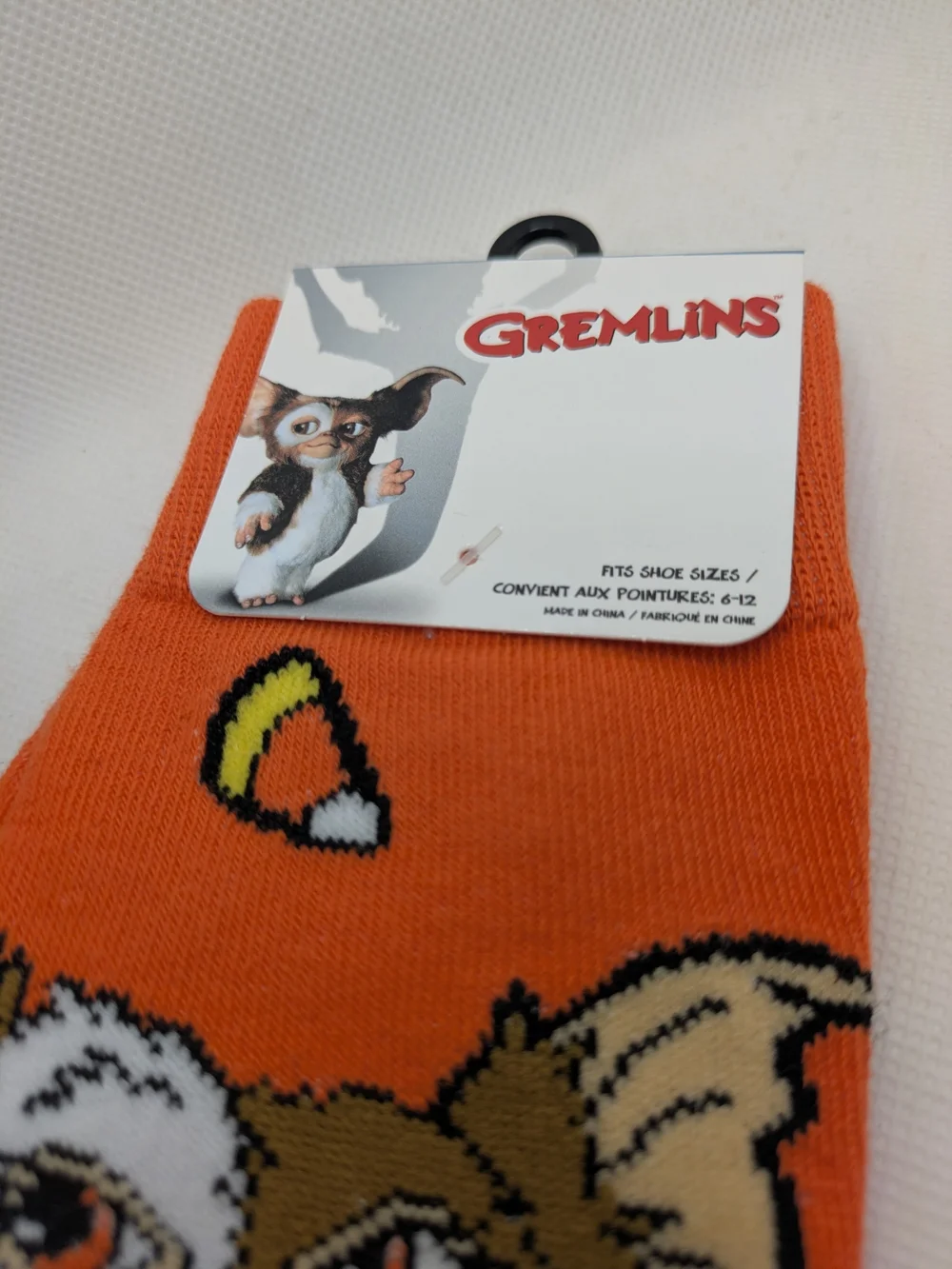 Gremlins Gizmo Orange Novelty Socks